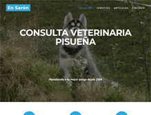 Tablet Screenshot of consultaveterinariapisuena.com
